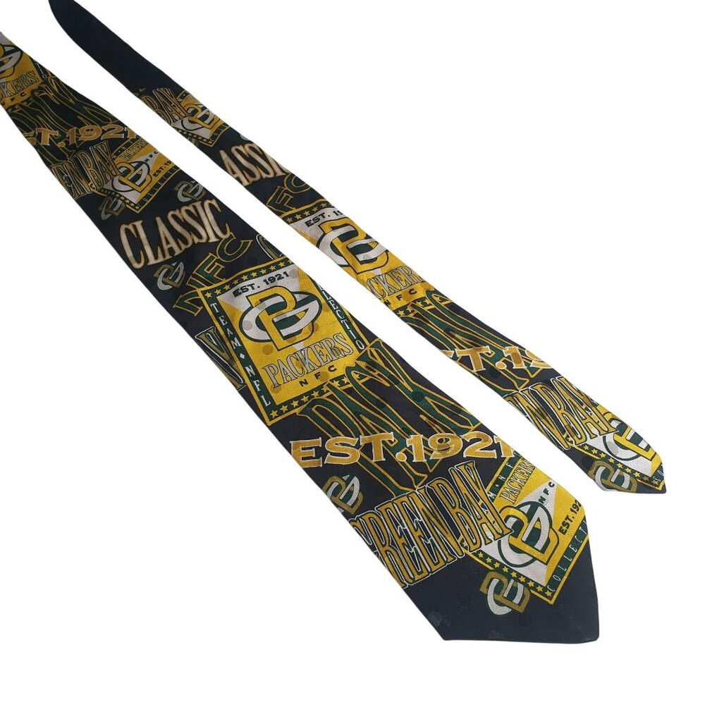 Green Bay Packers Est 1921 Tie By RM Sport Ralph Marlin Football Coach Fan